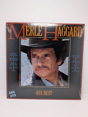 Vintage Merle Haggard "His Best" 1985 Sealed New Vinyl Record LP MCA-5573